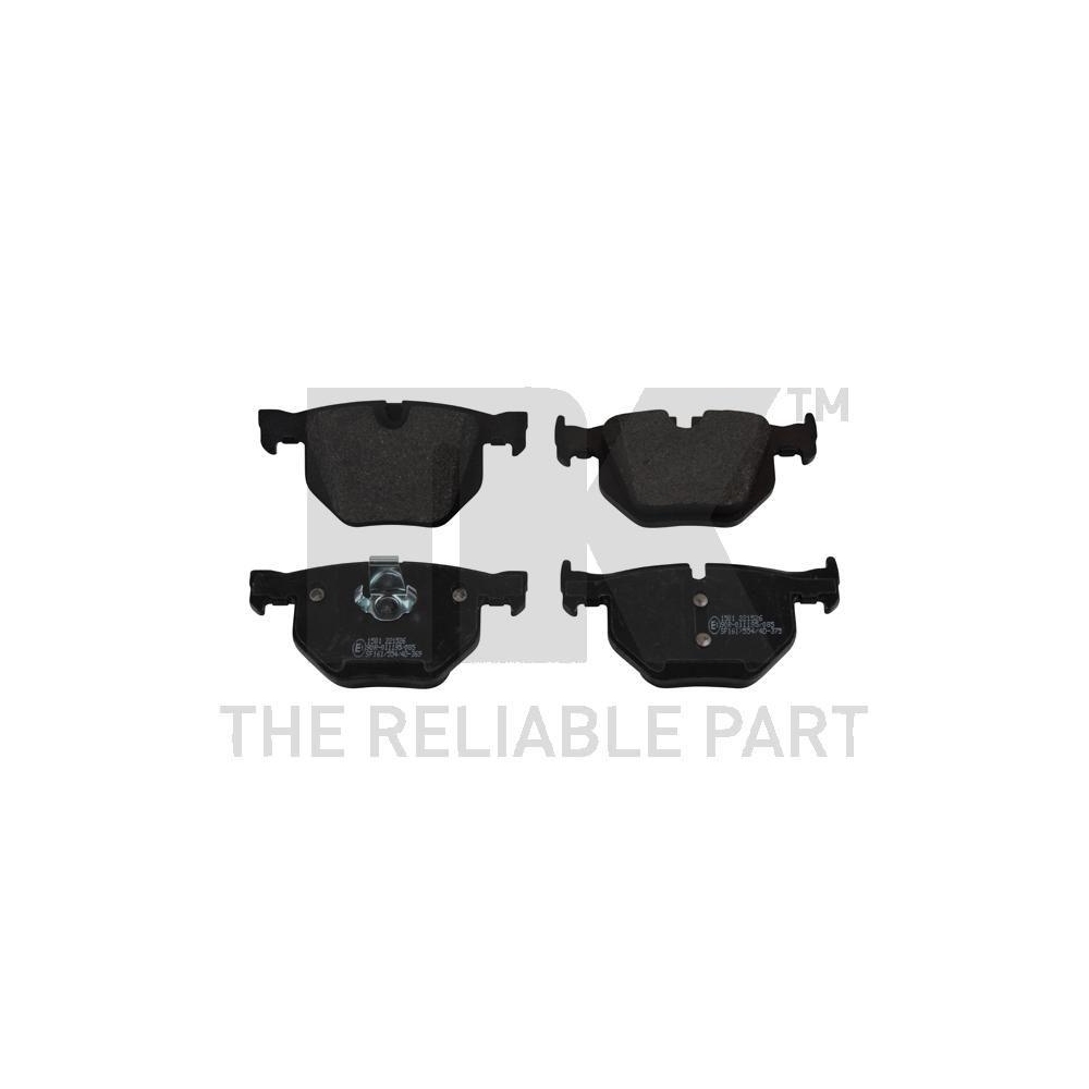 Bremsbelagsatz, Scheibenbremse NK 221526 f&uuml;r BMW, Hinterachse