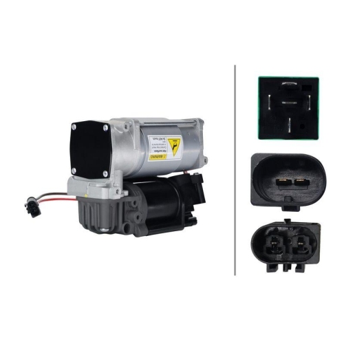 HELLA 8TG 358 256-111 Kompressor, Druckluftanlage f&uuml;r BMW