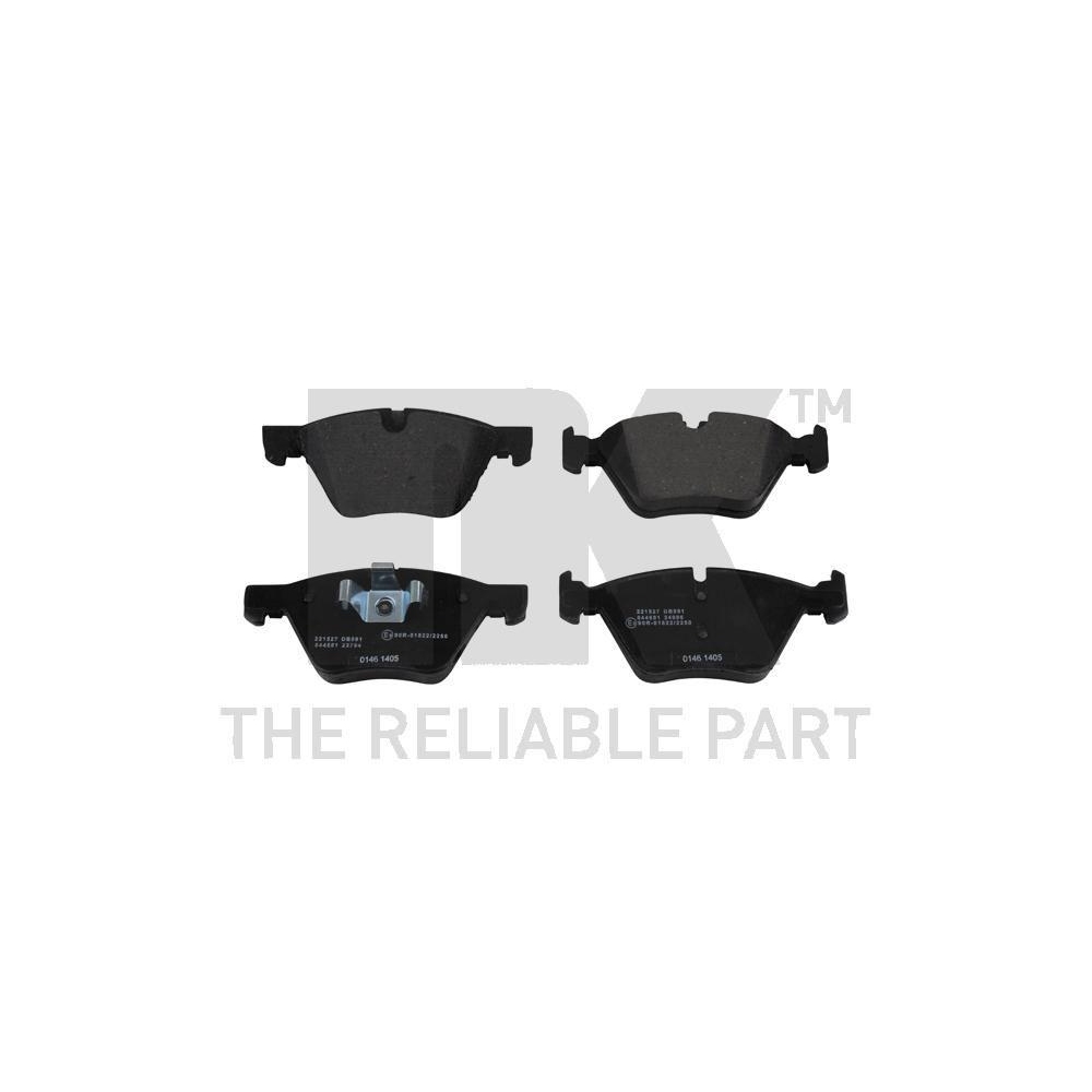 Bremsbelagsatz, Scheibenbremse NK 221527 f&uuml;r BMW, Vorderachse