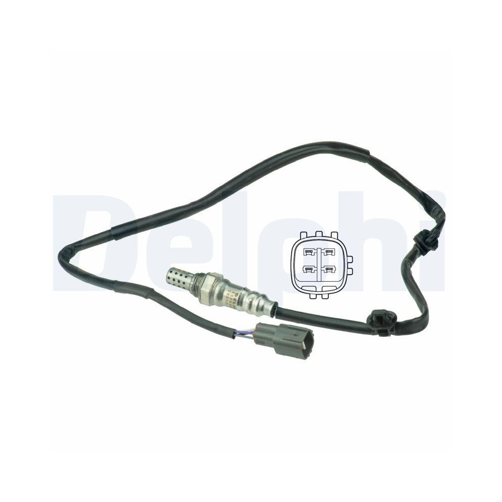 DELPHI ES20531-12B1 Lambdasonde f&uuml;r TOYOTA, links, nach Katalysator, vorne links