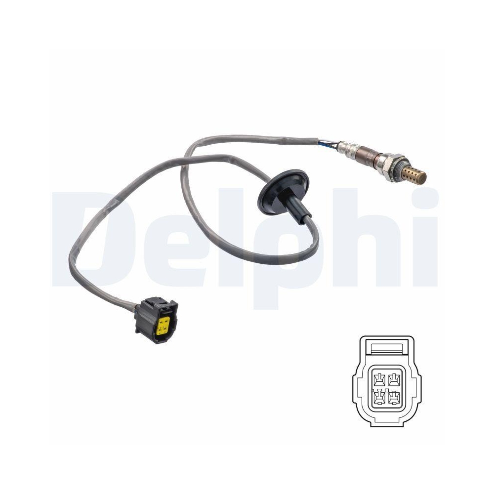 DELPHI ES21335-12B1 Lambdasonde f&uuml;r MITSUBISHI, nach Katalysator, vorne