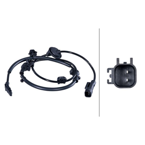 HELLA 6PU 358 422-791 Sensor, Raddrehzahl f&uuml;r MITSUBISHI, Hinterachse links