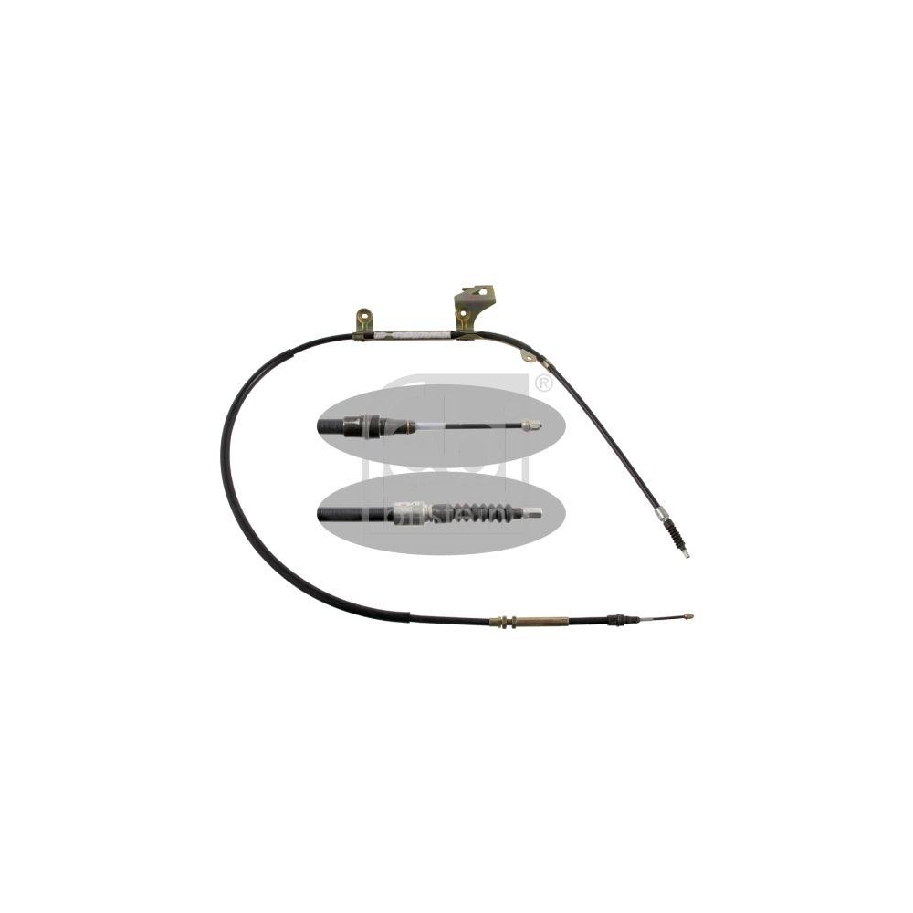 FEBI BILSTEIN Seilzug, Feststellbremse 32464 f&uuml;r VW, hinten links