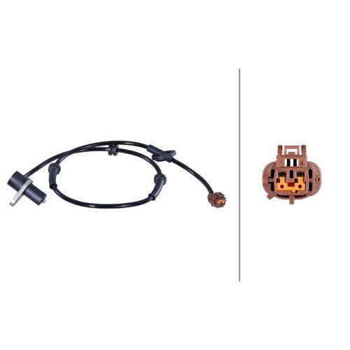 HELLA 6PU 358 422-331 Sensor, Raddrehzahl f&uuml;r NISSAN, Vorderachse