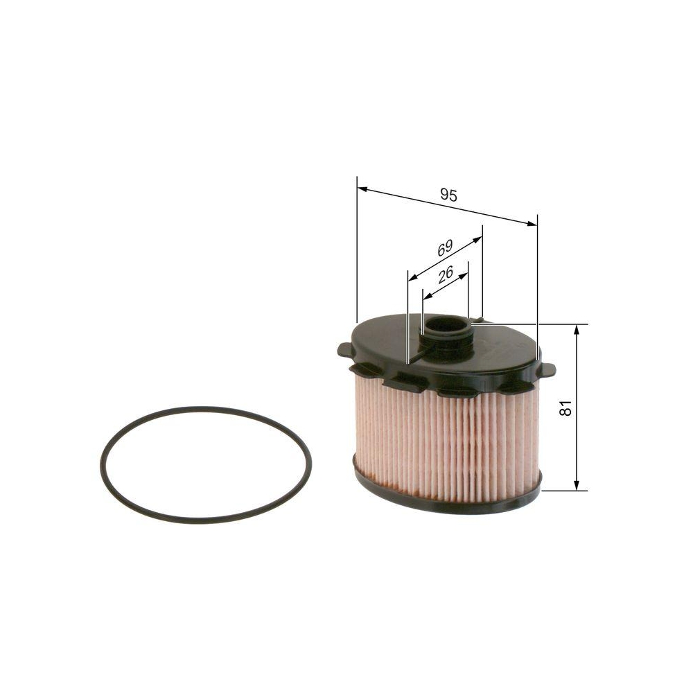 Kraftstofffilter BOSCH 1 457 431 703 f&uuml;r CITRO&Euml;N FIAT PEUGEOT TOYOTA