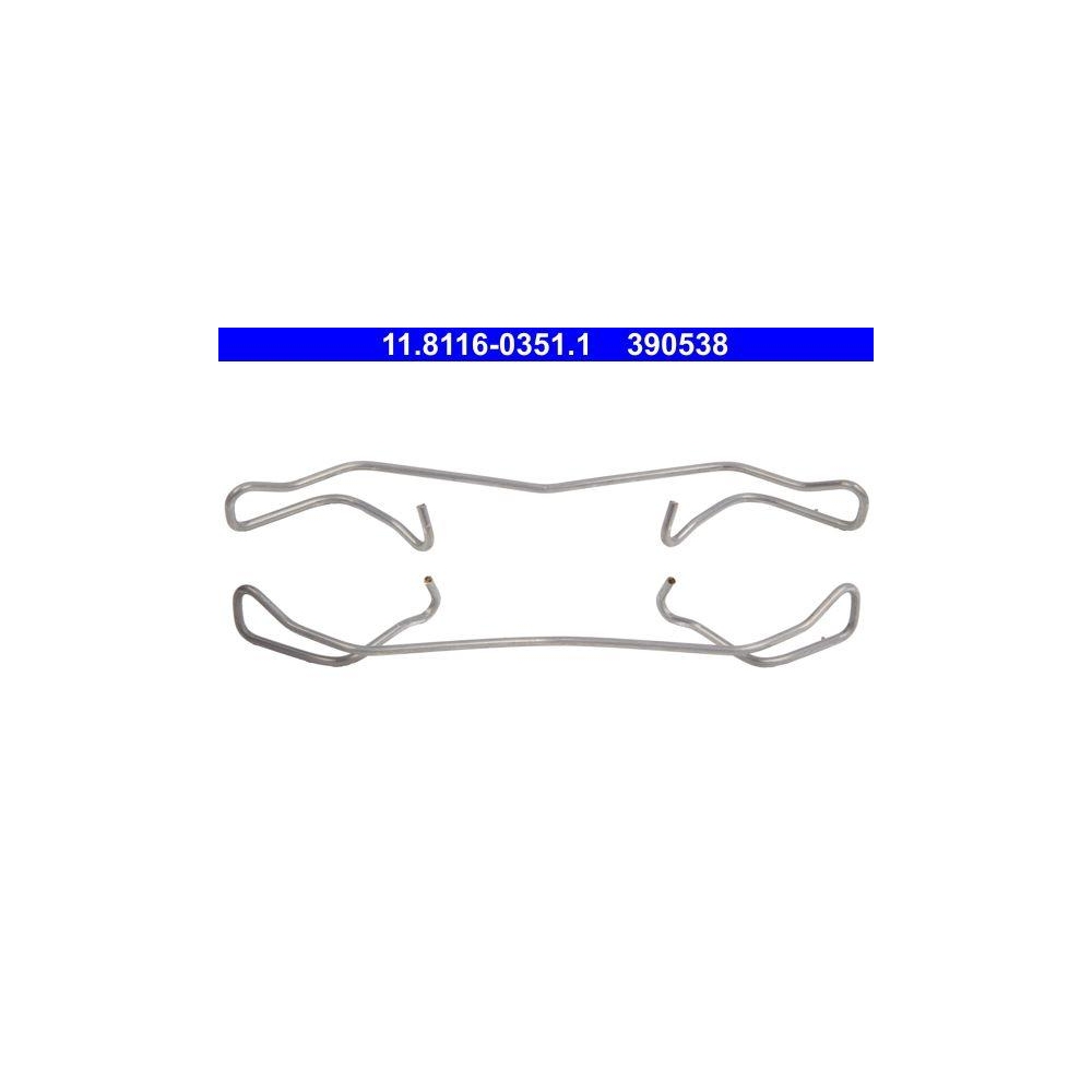 Feder, Bremssattel ATE 11.8116-0351.1 für CITROËN PEUGEOT RENAULT SEAT SKODA VAG