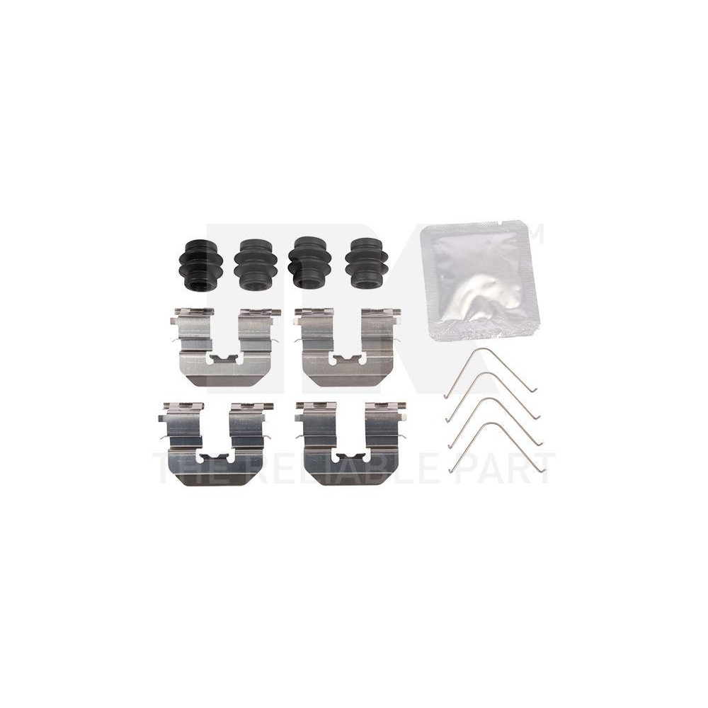 Zubehörsatz, Scheibenbremsbelag NK 7934901 für, Hinterachse