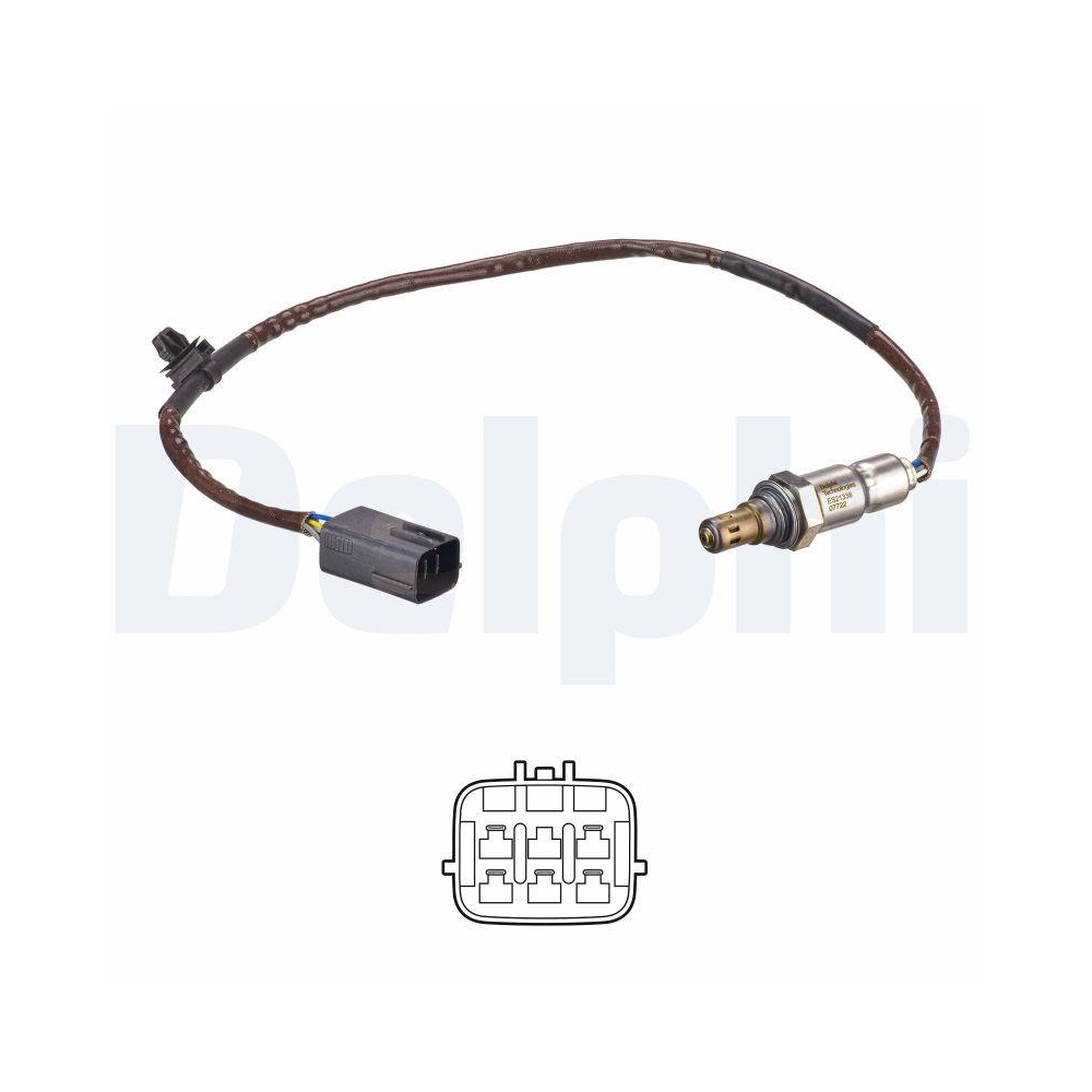 DELPHI ES21338-12B1 Lambdasonde f&uuml;r MAZDA, vor Katalysator