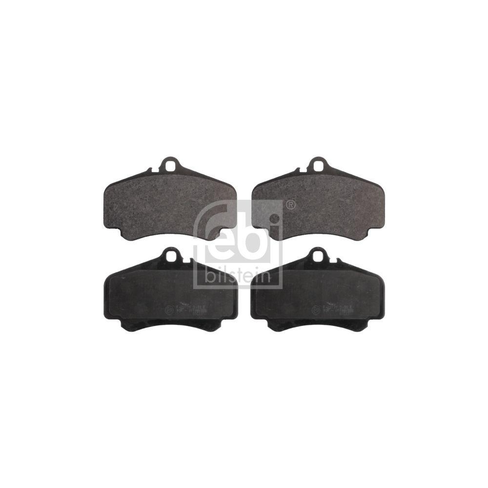 FEBI BILSTEIN Bremsbelagsatz, Scheibenbremse 16752 f&uuml;r PORSCHE, Vorderachse