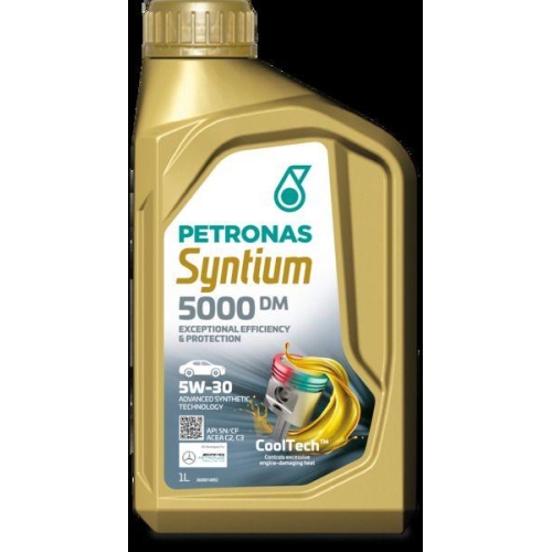 Petronas 70957E18EU Syntium 5000 DM 5W-30 SN 1000 ml Motor&ouml;l