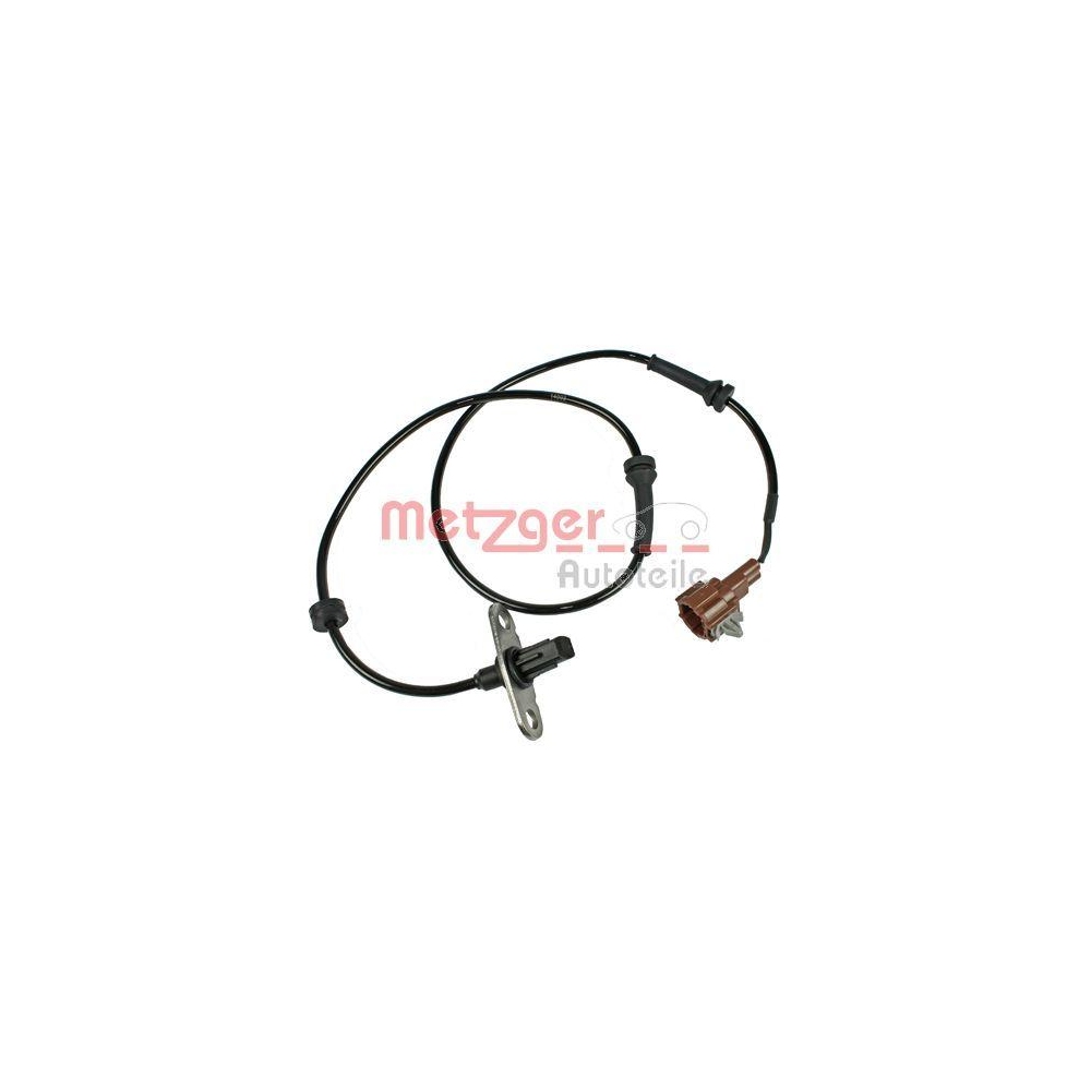 Sensor, Raddrehzahl METZGER 0900150 für NISSAN, Hinterachse links