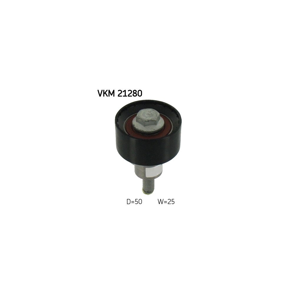 Umlenk-/F&uuml;hrungsrolle, Zahnriemen SKF VKM 21280 f&uuml;r AUDI SEAT SKODA VW