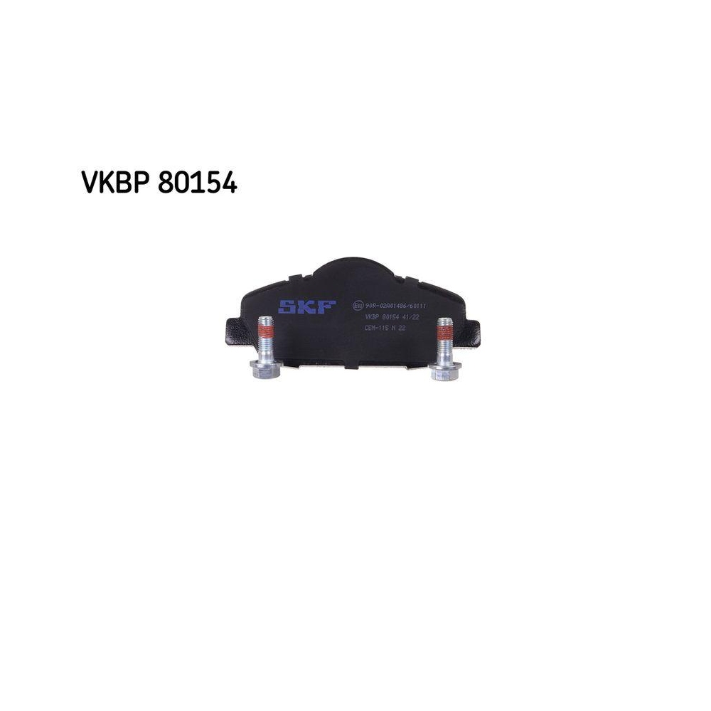 Bremsbelagsatz, Scheibenbremse SKF VKBP 80154 f&uuml;r CITRO&Euml;N PEUGEOT, Vorderachse