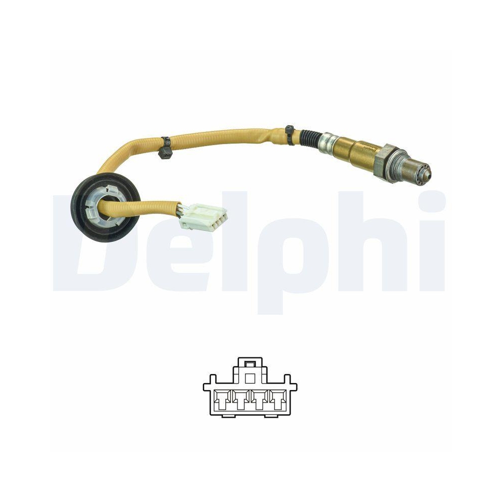 DELPHI ES21340-12B1 Lambdasonde f&uuml;r MITSUBISHI, vor Katalysator