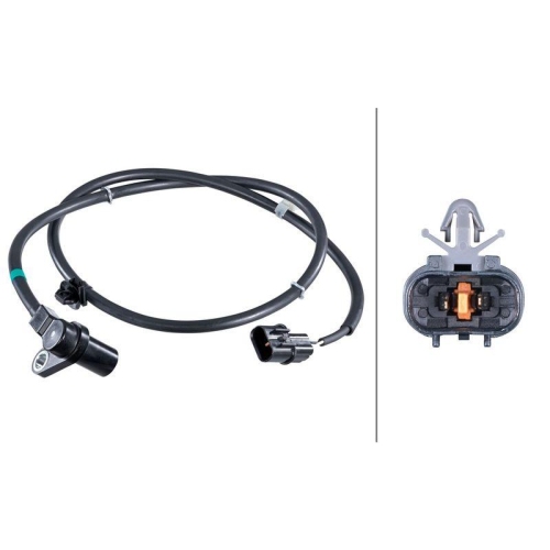 HELLA 6PU 358 219-771 Sensor, Raddrehzahl f&uuml;r MITSUBISHI, Vorderachse rechts