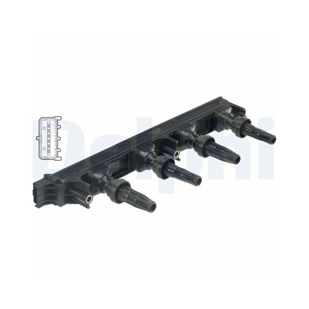 Zündspule DELPHI GN10503-12B1 für CITROËN PEUGEOT