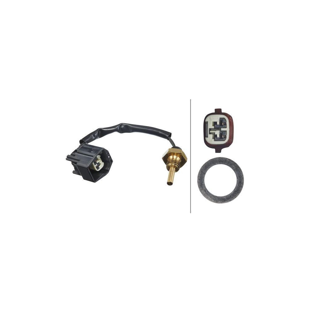 HELLA Sensor, Kühlmitteltemperatur 6PT 009 309-461 für VOLVO, oben, vorne