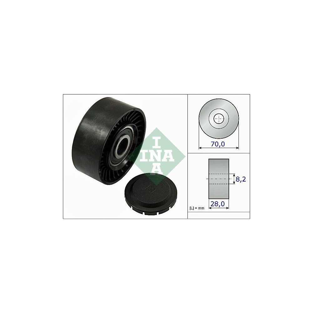 Umlenk-/Führungsrolle, Keilrippenriemen Schaeffler INA 532 0468 10 für AUDI SEAT