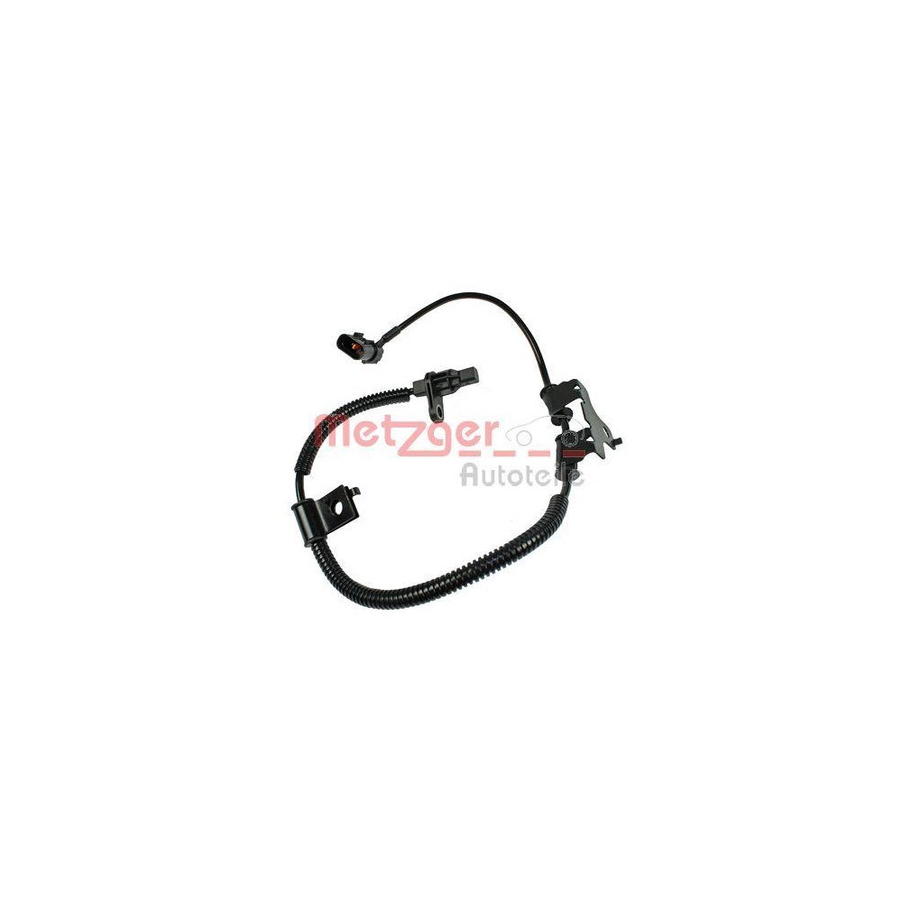 Sensor, Raddrehzahl METZGER 0900153 f&uuml;r KIA IKA, Vorderachse links