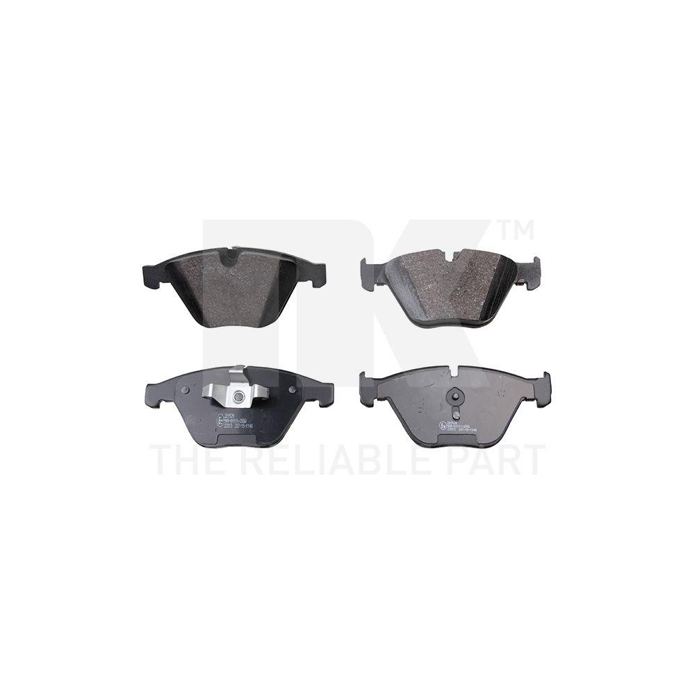 Bremsbelagsatz, Scheibenbremse NK 221539 f&uuml;r BMW, Vorderachse