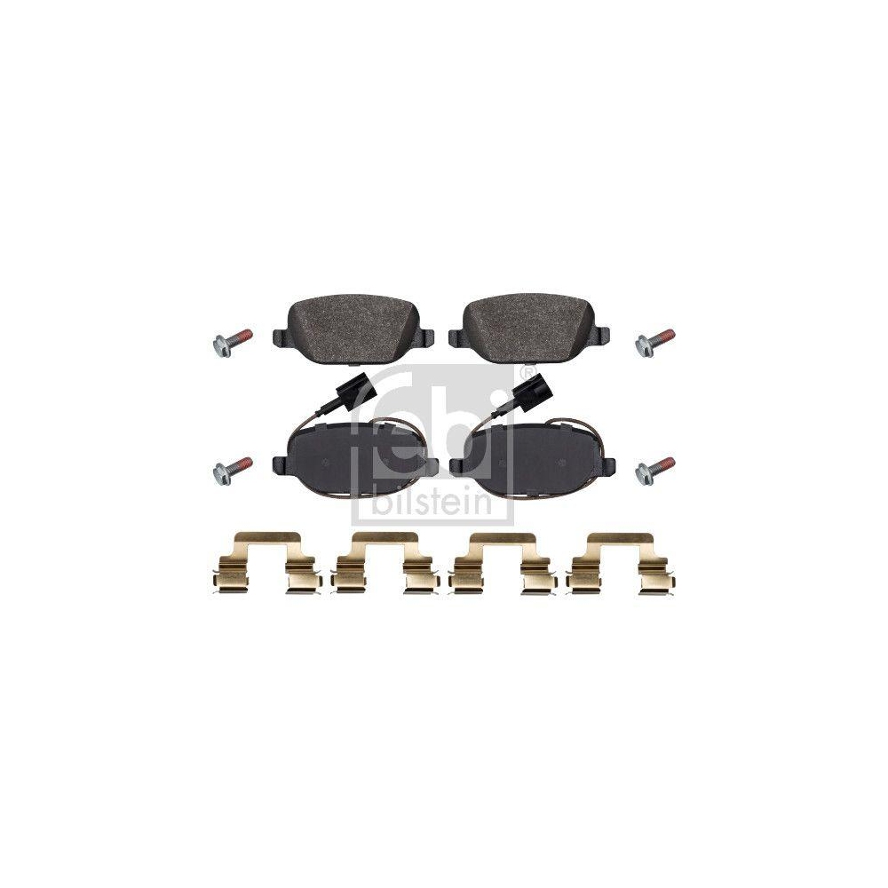 FEBI BILSTEIN Bremsbelagsatz, Scheibenbremse 175272 f&uuml;r ALFA ROMEO, Hinterachse