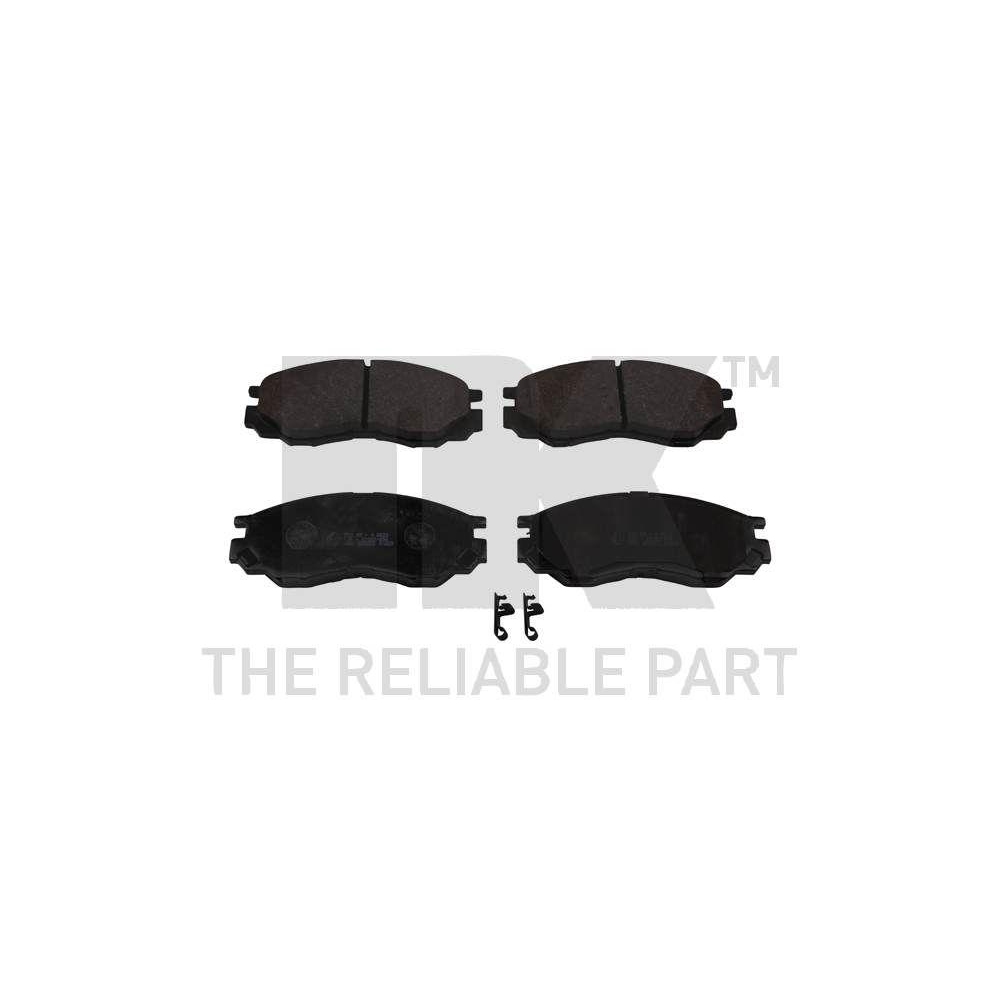 Bremsbelagsatz, Scheibenbremse NK 223023 f&uuml;r MITSUBISHI, Vorderachse