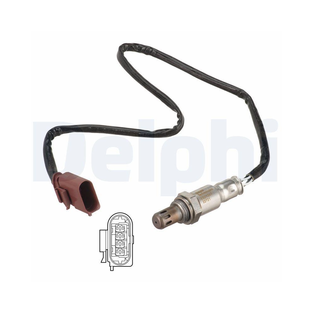 DELPHI ES21347-12B1 Lambdasonde f&uuml;r SEAT SKODA, vor Katalysator