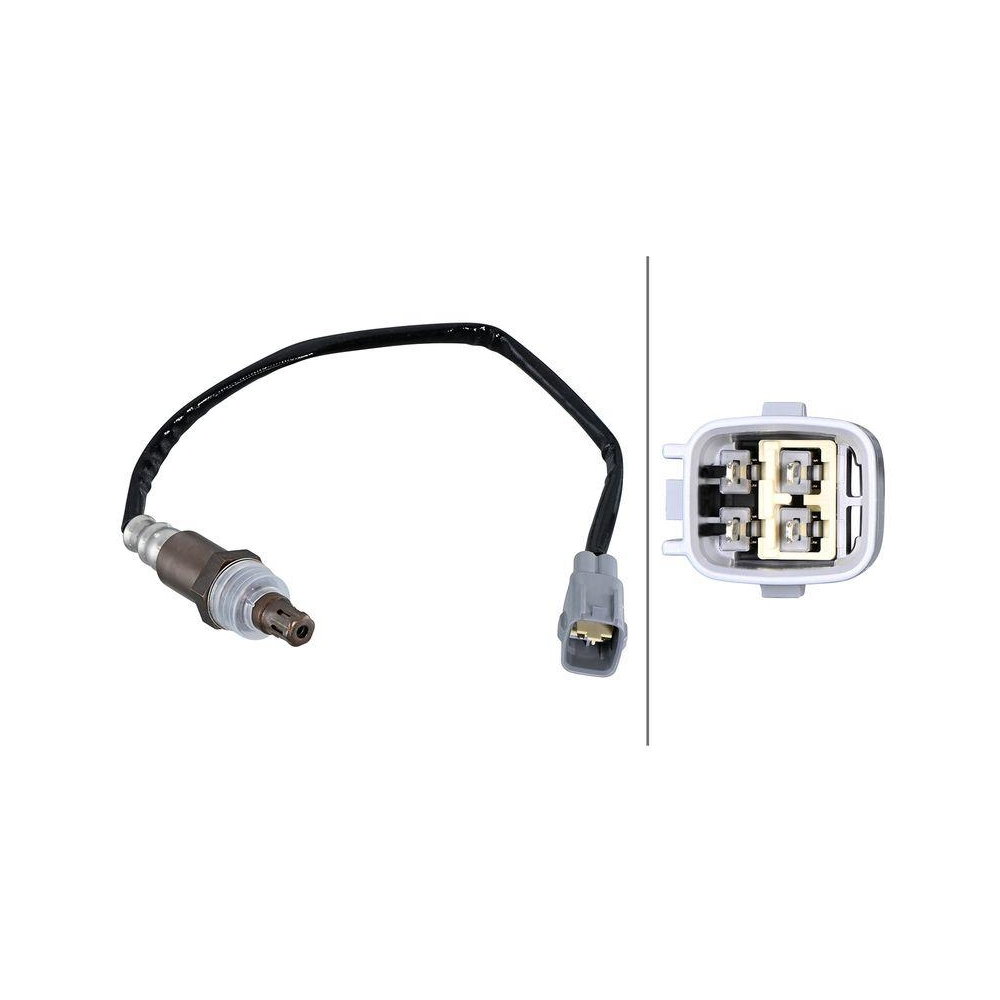 HELLA Lambdasonde 6PA 358 221-551 für TOYOTA LEXUS, vor Katalysator, vorne links