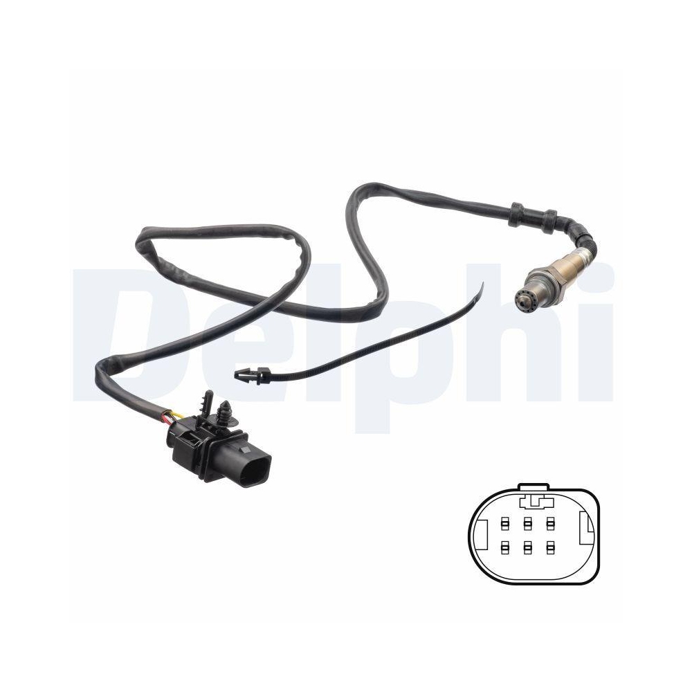DELPHI ES21348-12B1 Lambdasonde f&uuml;r AUDI SEAT SKODA VW, vor Katalysator