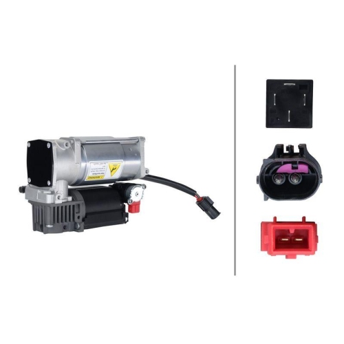 HELLA 8TG 358 256-181 Kompressor, Druckluftanlage f&uuml;r LAND ROVER