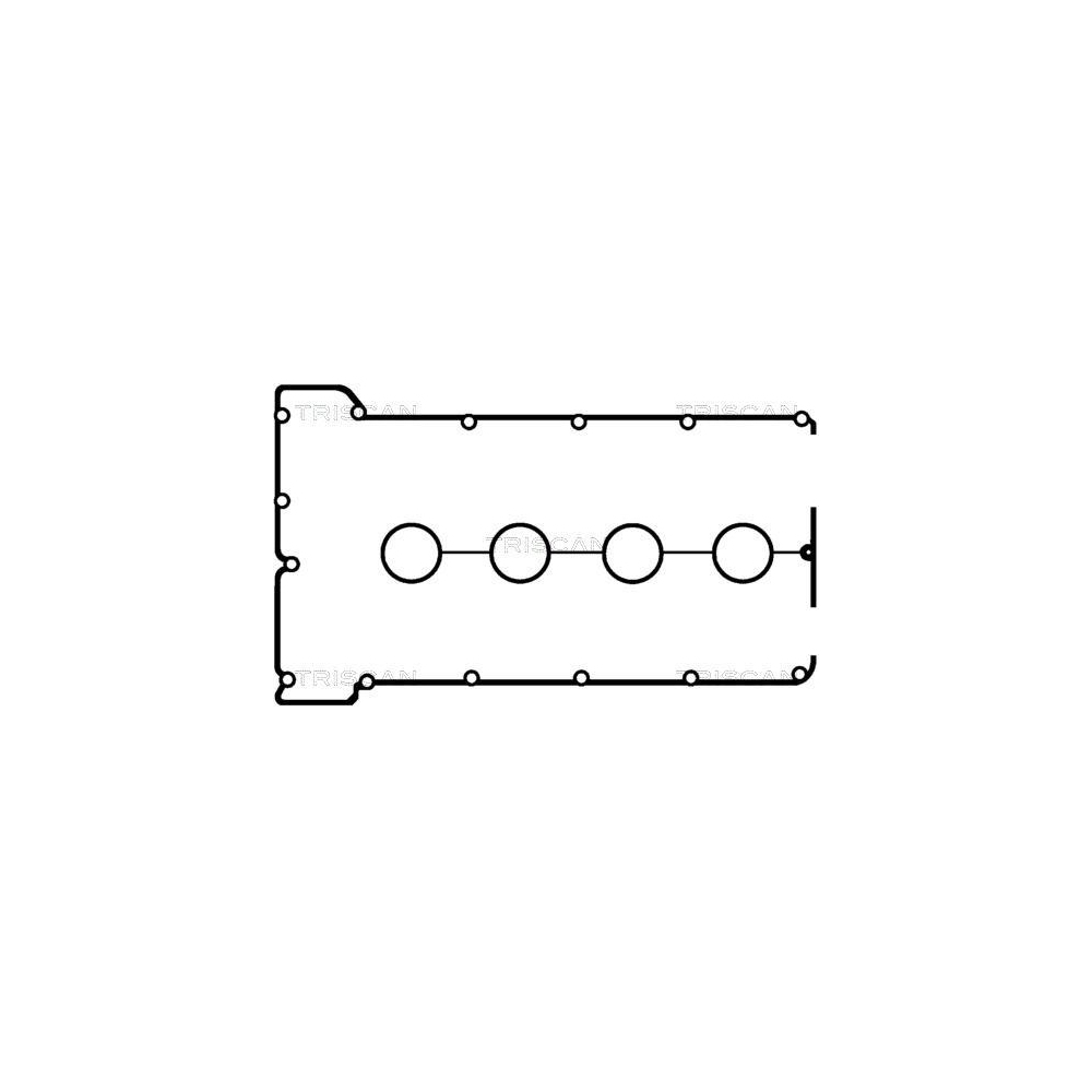 Dichtung, Zylinderkopfhaube TRISCAN 515-2647 f&uuml;r