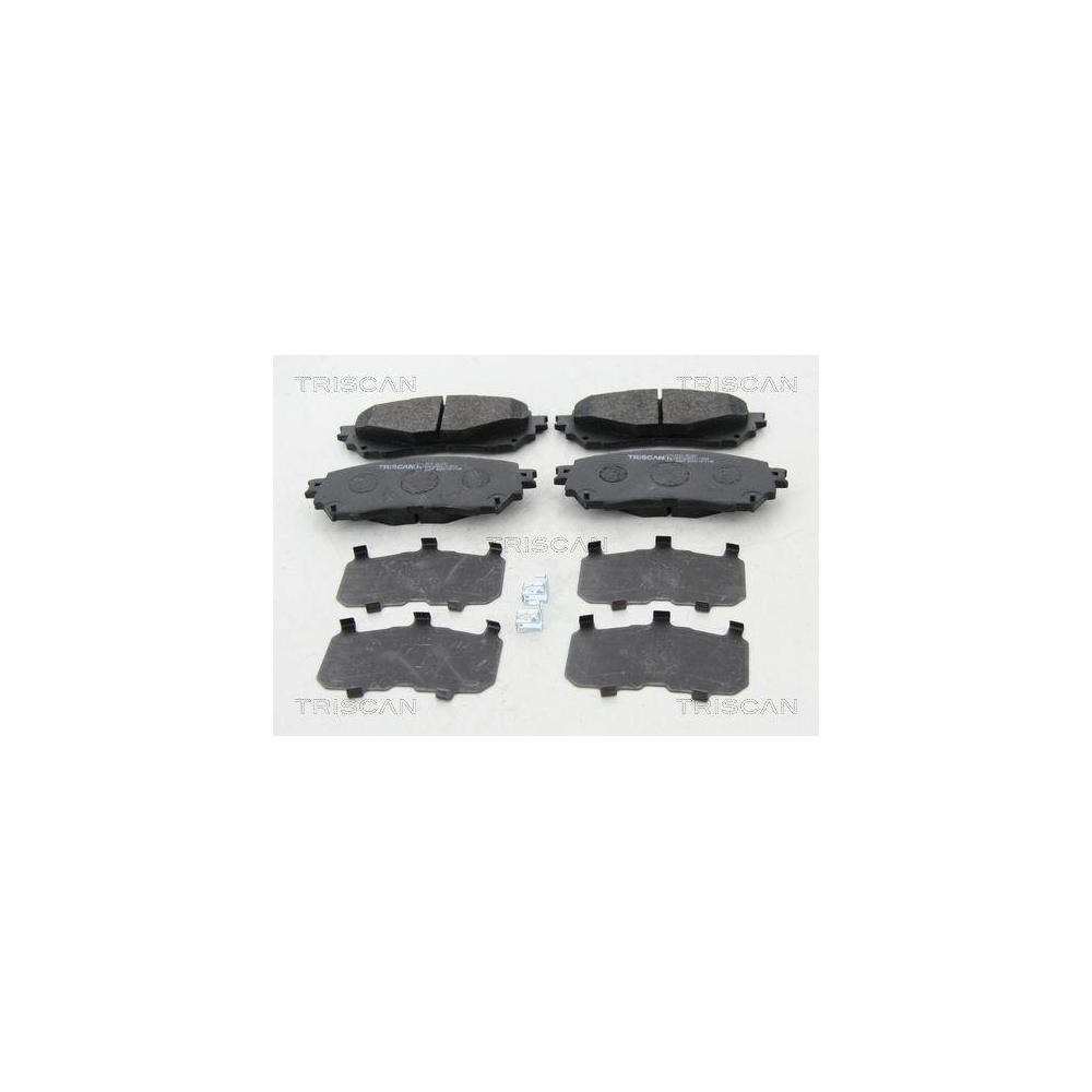 Bremsbelagsatz, Scheibenbremse TRISCAN 8110 50188 f&uuml;r MAZDA, Vorderachse