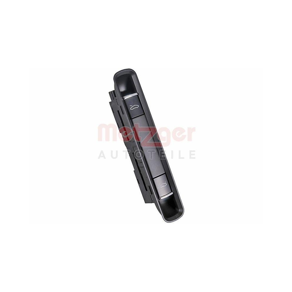 Schalter, Heckklappe METZGER 09161176 f&uuml;r PORSCHE, links neben Fahrersitz