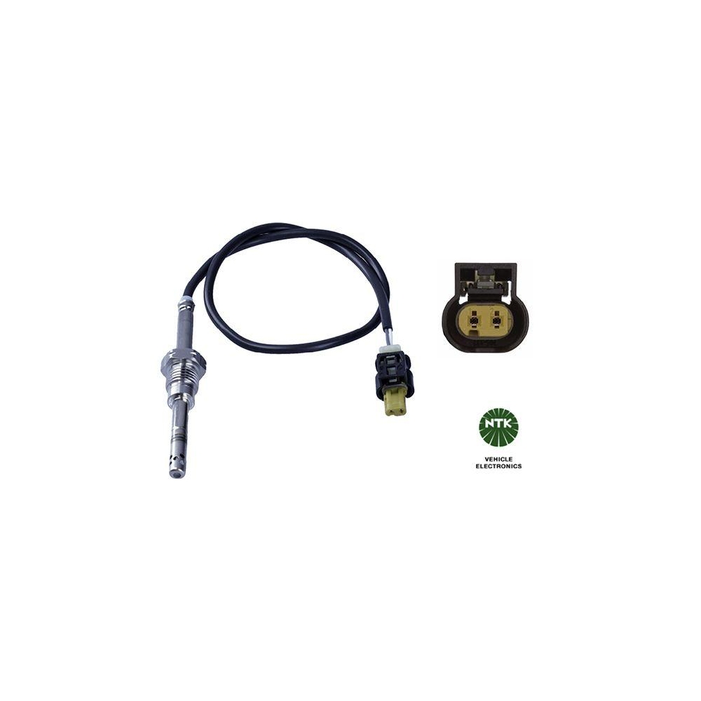 Sensor, Abgastemperatur NTK 93529 f&uuml;r MERCEDES-BENZ HITACHI, vor Abgasturbolader