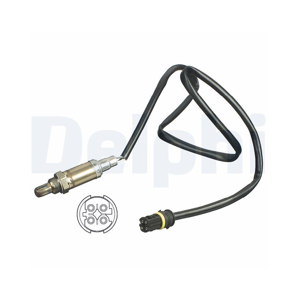 DELPHI ES11123-12B1 Lambdasonde f&uuml;r BMW, links, nach Katalysator, rechts, vorne