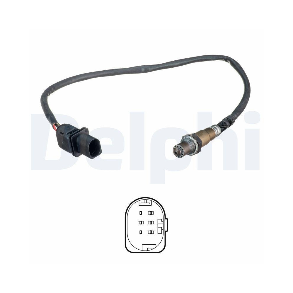 DELPHI ES21349-12B1 Lambdasonde f&uuml;r CITRO&Euml;N PEUGEOT, vor Katalysator