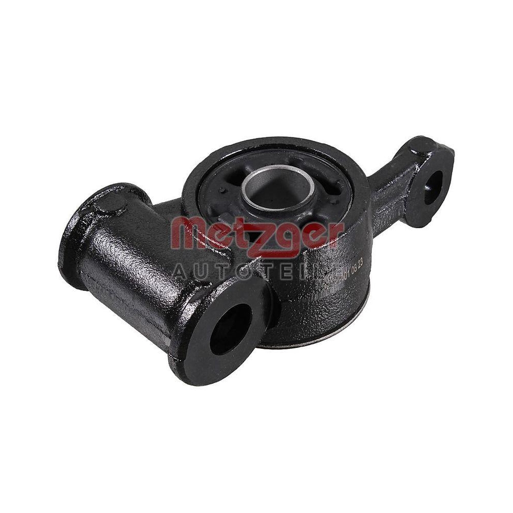 Lagerung, Lenker METZGER 52111101 für MAZDA, Vorderachse links, hinten, unten
