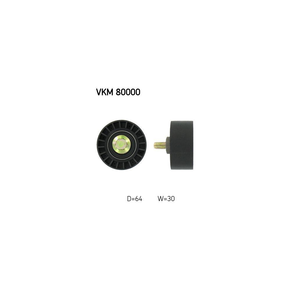 Umlenk-/Führungsrolle, Zahnriemen SKF VKM 80000 für CHEVROLET DAEWOO BUICK (SGM)