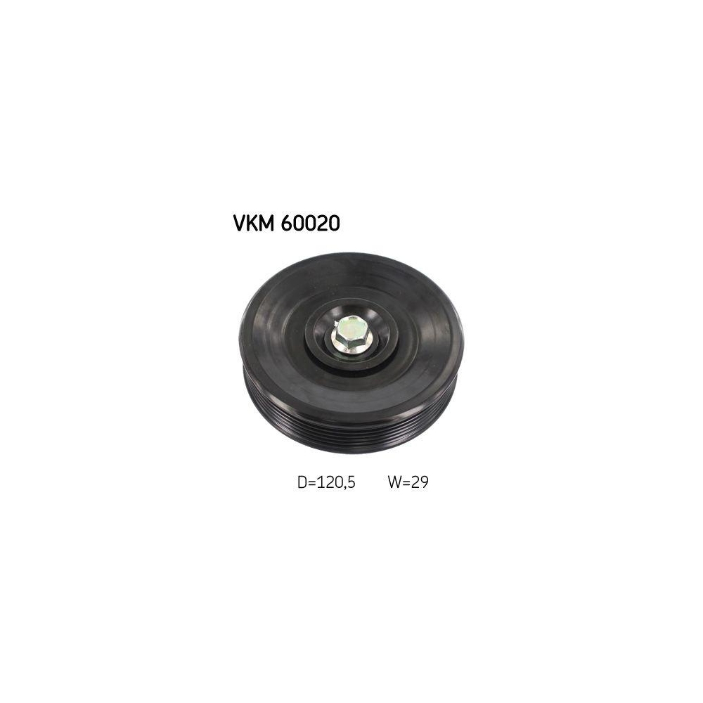Umlenk-/F&uuml;hrungsrolle, Keilrippenriemen SKF VKM 60020 f&uuml;r CHEVROLET