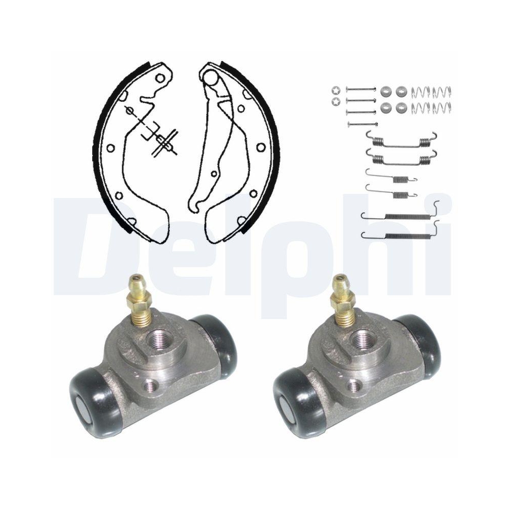 DELPHI KP854 Bremsbackensatz f&uuml;r, Hinterachse