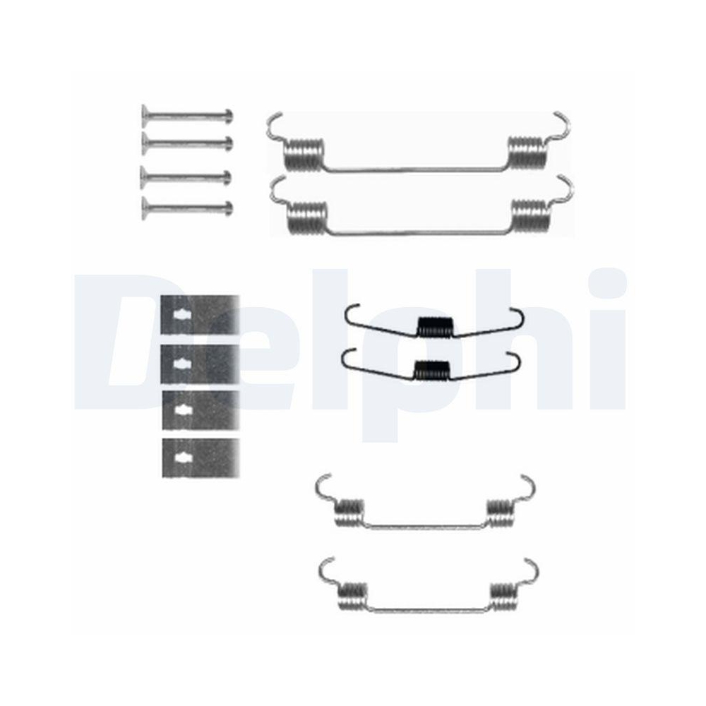 DELPHI LY1343 Zubeh&ouml;rsatz, Bremsbacken f&uuml;r HONDA, Hinterachse
