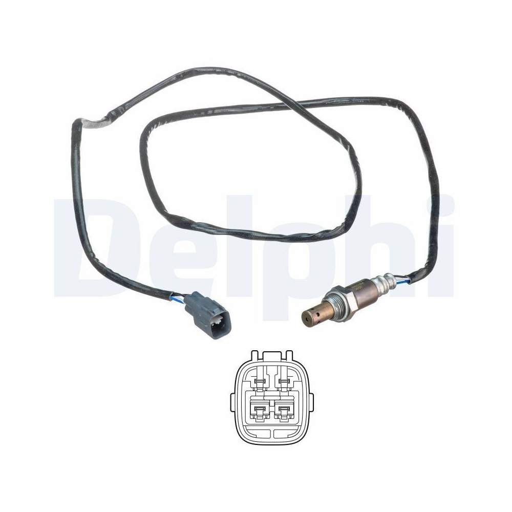 DELPHI ES21354-12B1 Lambdasonde f&uuml;r OPEL VAUXHALL, vor Katalysator