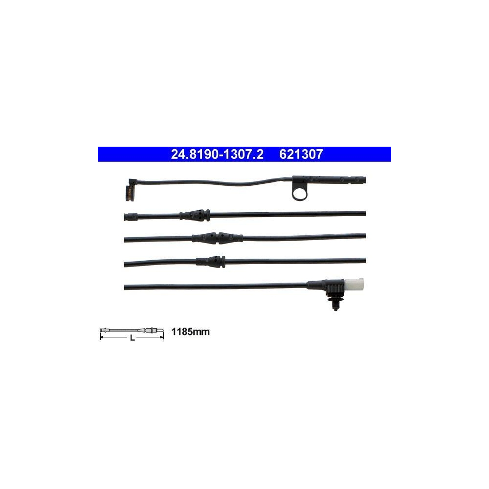 Warnkontakt, Bremsbelagverschlei&szlig; ATE 24.8190-1307.2 f&uuml;r LAND ROVER, Vorderachse