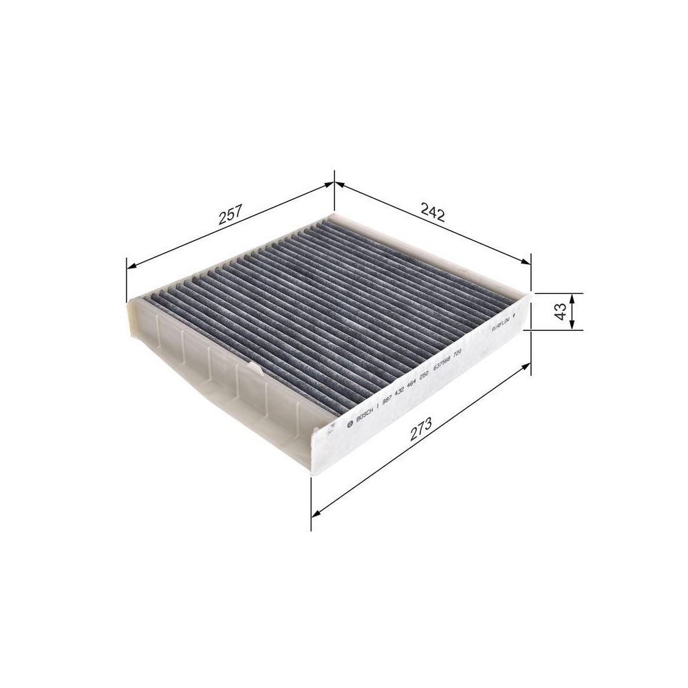 Filter, Innenraumluft BOSCH 1 987 432 464 f&uuml;r VOLVO