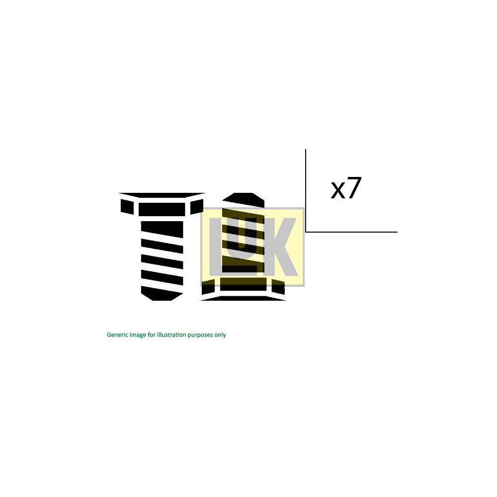 Schraubensatz, Schwungrad Schaeffler LuK 411 0253 10 für FIAT