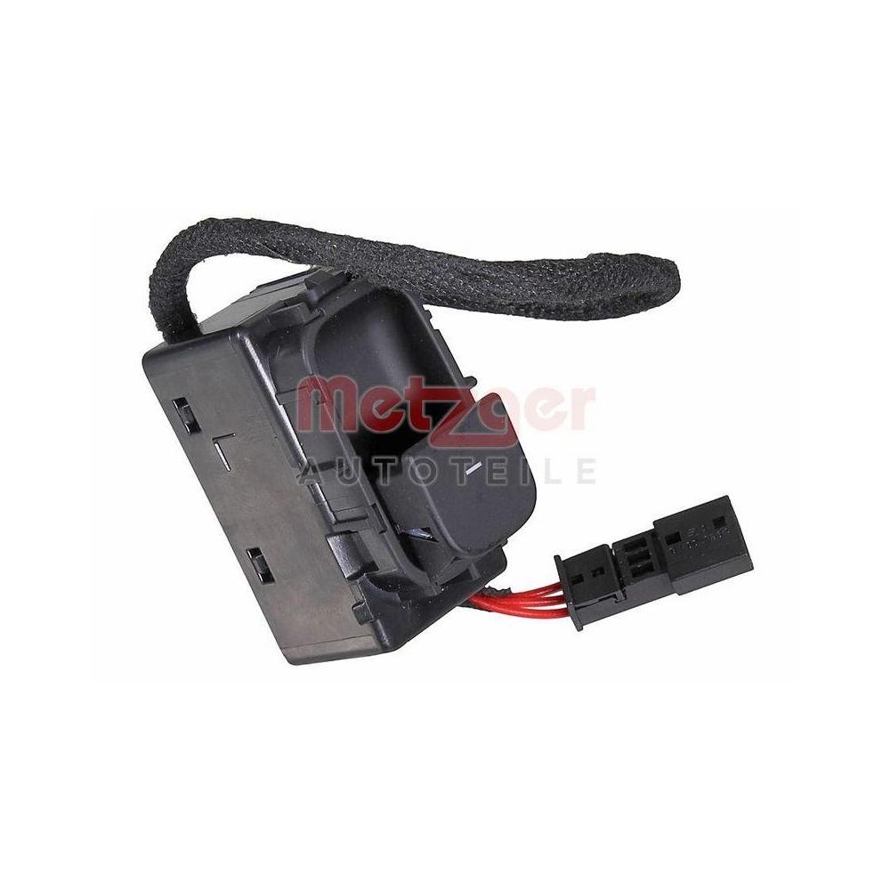 Schalter, Fensterheber METZGER 09161181 GREENPARTS f&uuml;r TESLA, beifahrerseitig