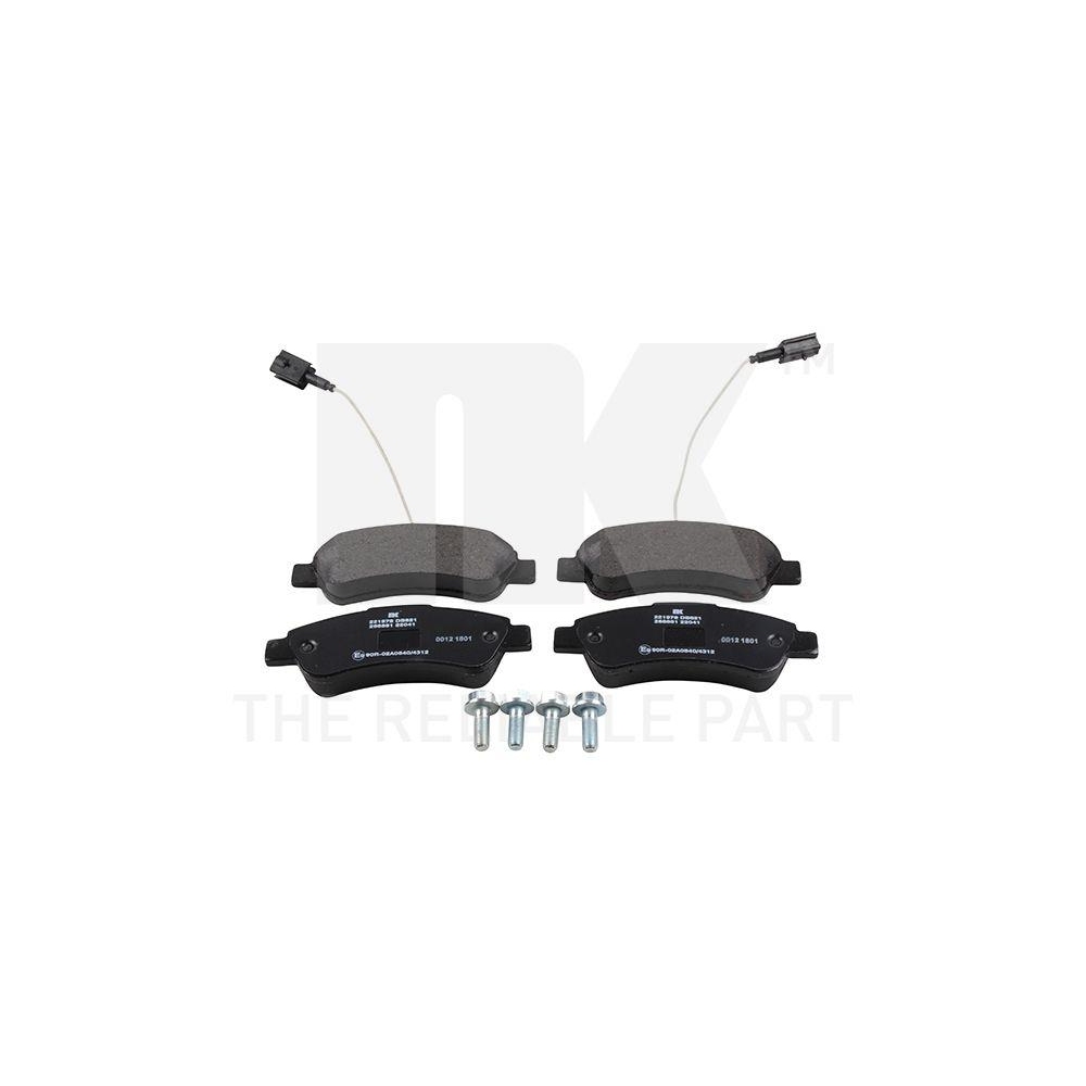 Bremsbelagsatz, Scheibenbremse NK 221978 f&uuml;r CITRO&Euml;N FIAT PEUGEOT, Hinterachse