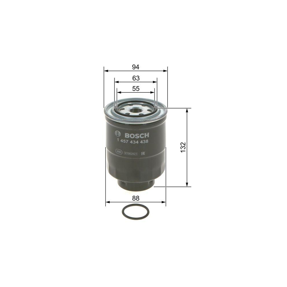 Kraftstofffilter BOSCH 1 457 434 438 für AUDI DAIHATSU FORD GMC MAZDA MITSUBISHI