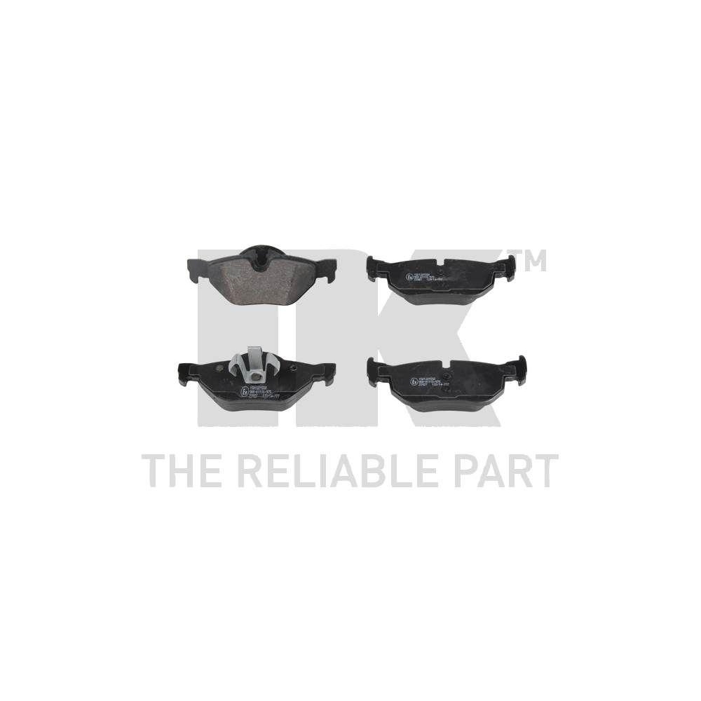 Bremsbelagsatz, Scheibenbremse NK 221550 f&uuml;r BMW, Hinterachse