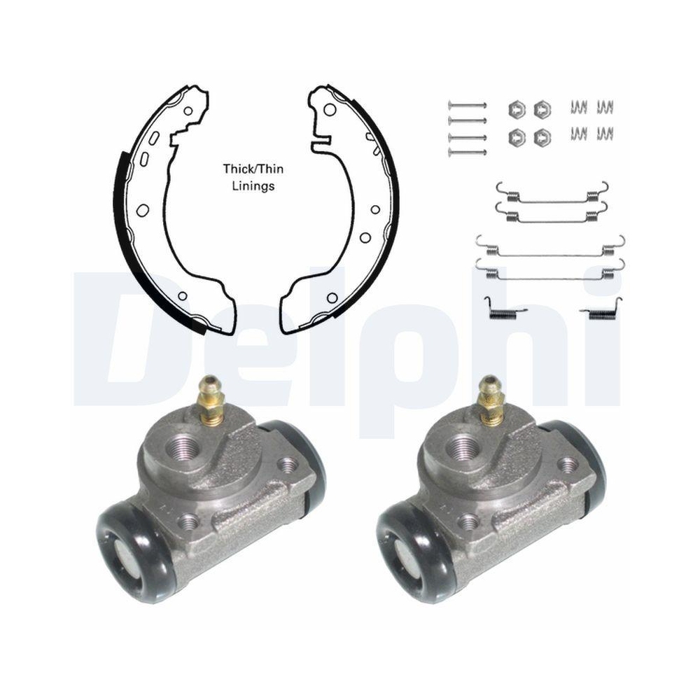 Bremsbackensatz DELPHI KP860 für, Hinterachse